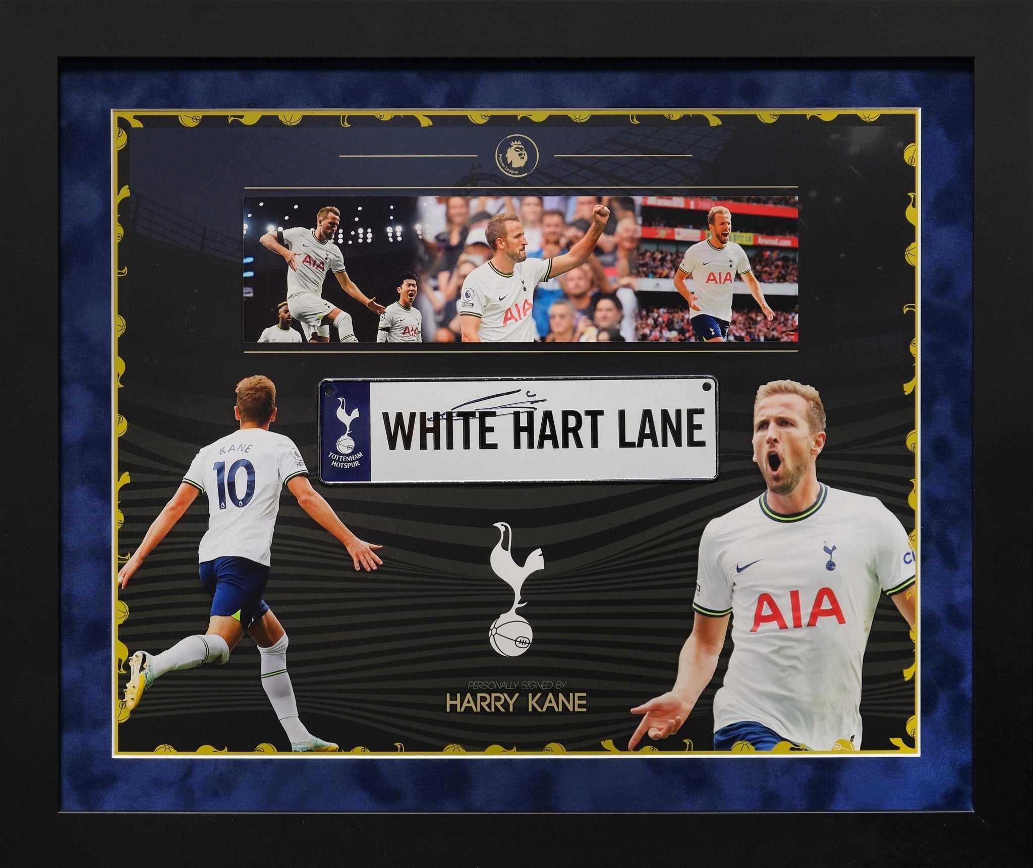 Harry Kane Signed Mini Roadsign Framed Display - Memorabilia Framers Shop